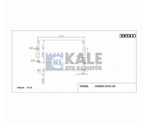 RADYATÖR KLİMA CIVIC 06-12 FD6