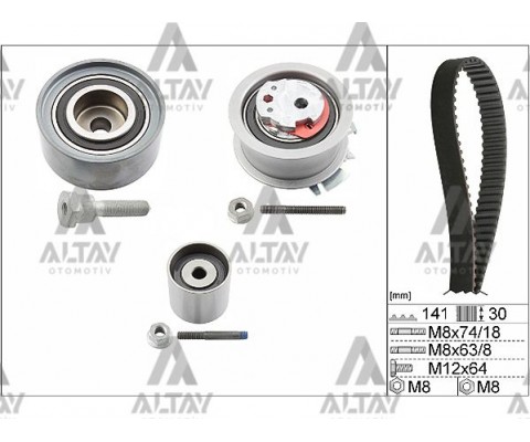 TRİGER SETİ PASSAT / GOLF5 / JETTA / A3 / A4 / A6 07-11 BKP-BKD-BMN-BMR-BUZ-BRE 2.0 TDİ (03G109244A) (GENİŞ DELİK 12 MM)