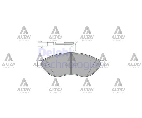 FREN BALATA DUCATO 06-14 / JUMPER III 06-14 / BOXER III 06-14 ÖN TEK FİŞLİ