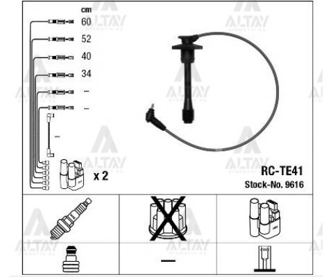 BUJİ KABLOSU TAKIM COROLLA 1.6 4-AFE ENJ. (RC-TE41)