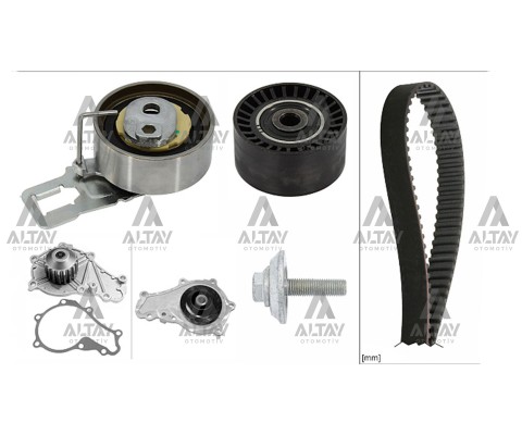 TRİGER SETİ+DEVİRDAİM  FOCUS / COURİER / FİESTA / MONDEO / 308 / CROSSLAND X / GRANDLAND X / COMBO E 15= 1.5 -1.6 TDCI EURO 6