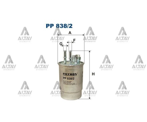 YAKIT FİLTRESİ (MAZOT) CONNECT 98= 1.8 TDCI MÜŞÜRSÜZ 75 PS