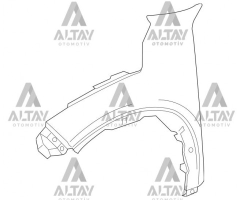 ÇAMURLUK HRV 16= ÖN SAĞ (ORJİNAL ÜRÜN)