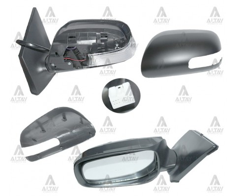AYNA DIŞ DİKİZ COROLLA 10-13 ELEKTRİKLİ SİNYALLİ OTOMATİK KATLANIR SOL 7 FİŞLİ