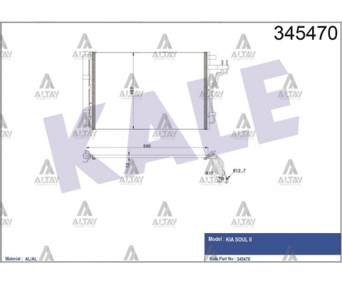 RADYATÖR KLİMA SOUL 14= 1.6 GDI