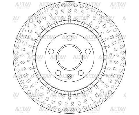 TRW-DF6175S FREN DİSKİ A4 07-19 / A5 07-17 / Q5 08-17 ARKA HAVALI 330-5