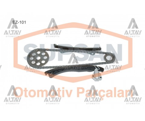 EKSANTRİK ZİNCİR SETİ ALBEA / DOBLO / PALİO / PUNTO / LİNEA / EGEA / FIORINO / ASTRA / CORSA / COMBO 03= 1.3JTD-1.3CDTI EURO 4-5 (6 PARÇA KAPALI ZİNCİR)