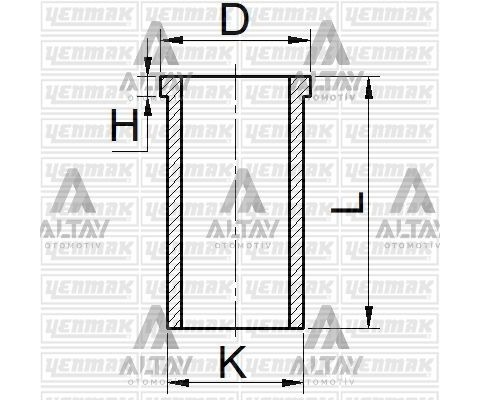 GÖMLEK COROLLA    88-97 / 1.3 2E / 73.00mm / STD (FATURA ÇAPI 78.00mm)