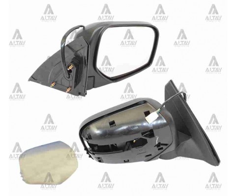 AYNA DIŞ DİKİZ L-200 06-14 ELEKTRİKLİ KROM SAĞ