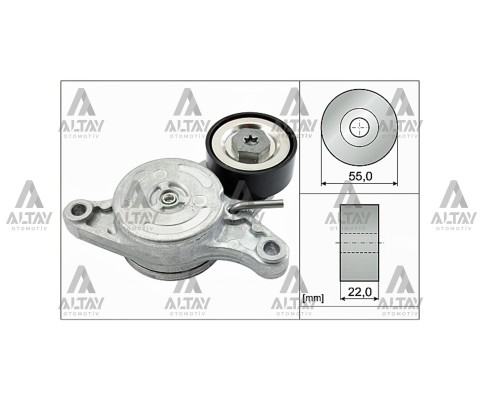 VANTİLATÖR GERGİ SETİ COROLLA / AURIS / AVENSIS 09-18 / MINI R55 / R56 / R57 / R60 / R61 1.6 D4D rn