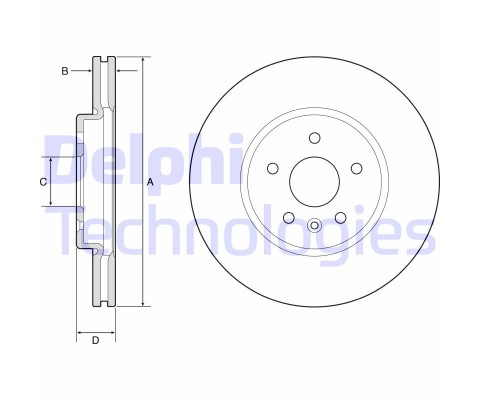FREN DİSKİ ASTRA K 16= / MOKKA 12= / TRAX 12-14 ÖN HAVALI 300-5