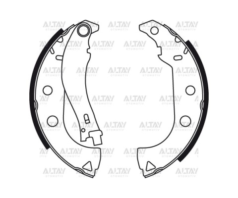 TRW-GS8708 FREN BALATA ALBEA 03-09 LEVYELİ PABU&Ccedil; ARKA (BENDIX FREN SİSTEMİ İ&Ccedil;İN)
