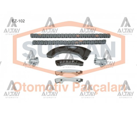 EKSANTRİK ZİNCİR SETİ ACCENT 06-11 ERA / BLUE 11-20 / GETZ 06-11 / CERATO 04-09 / RIO 06-11 / I-20 09-20 / I-30 07-11 / ELANTRA 16-18 / DİZEL (D4FA - D4FB - D4FC) / (8 PARÇA)