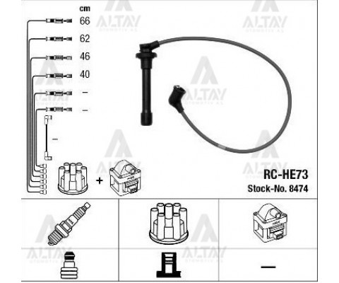 BUJİ KABLOSU TAKIM CIVIC  96-01 1.4 1.5 1.6 / ACCORD 1.8 2.0  98-02 (RC-HE73/04) (RC-HE73)