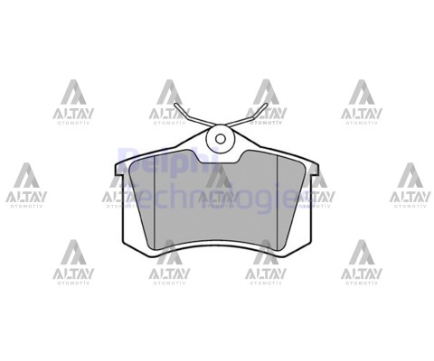 FREN BALATA CROSSLAND / CROSSLAND X / MEGANE II / 307 / C3 / C4 / GOLF4 / BORA 99-05 (KALINLIK 17mm) ARKA CİVATALI