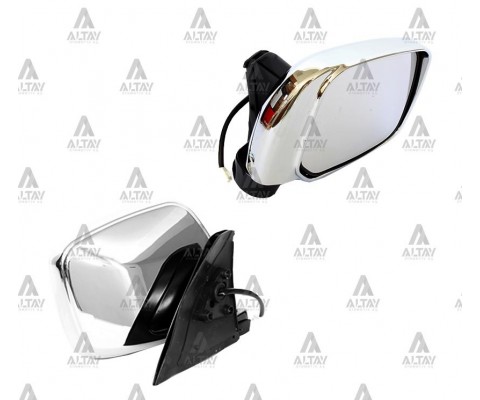 AYNA DIŞ DİKİZ L-200 02-05 ELEKTRİKLİ KROM 3 FİŞLİ SAĞ