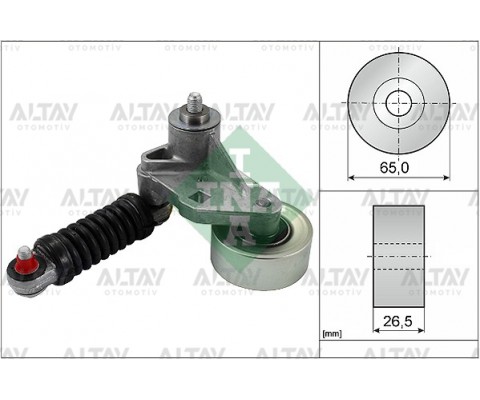 VANTİLETÖR GERGİ 206 1.4i-1.6i-16 16V 98= / XSARA 1.4i-1.6-1.6 16V 97-05 KÜTÜKLÜ