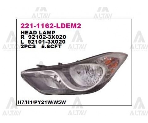 FAR ELANTRA 11-13 ELEKTRİKLİ SAĞ
