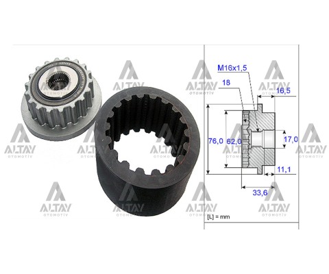 KAPLİN KAYIŞ SETİ TRANSPORTER T5 / TOUAREG 04-10 AXD-AXE-BAC 2.5 TDİ