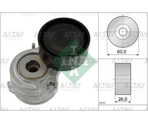 VANTİLATÖR GERGİSİ  208 / 2008 / 308 / 3008 / GRANDLAND X / CROSSLAND X / COMBO E / CORSA F 12= 1.2  B12XHL B12XHT